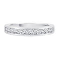 thumbnail image 2 of KATARINA Sterling Silver, Diamond Wedding Band (1/4 cttw), 2 of 5