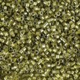 thumbnail image 2 of Miyuki Delica Seed Beads – Size 11/0 (1.6 mm), DB0908, Sparkling Light Yellow-Lined Chartreuse, 7.2 g, Approx. 1440 Beads, 2 of 7