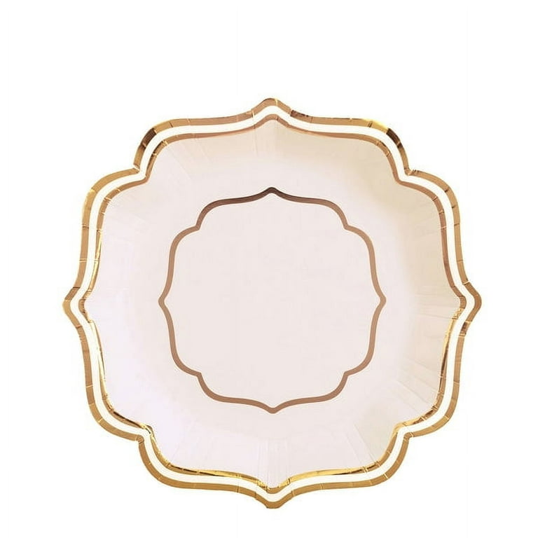 Genpak® Celebrity Foam Round Plate - 10 1/4, White
