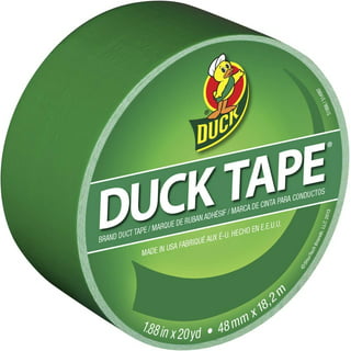Duck 1304968 Colored Duct Tape, 1.88 x 20 yd. Size, Green Clover