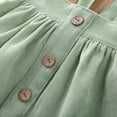 thumbnail image 6 of Qiylii Baby Girl Solid Color Suspenders Short Skirt Party Festive Clothes, 6 of 7