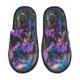 thumbnail image 1 of Fotbe Starry Night Iris Field Pantuflas Peludas para Mujer con Estampado, Zapatillas de Peluche, Zapatos de Invierno para Casa, Uso Interior y Exterior-Medium, 1 of 8