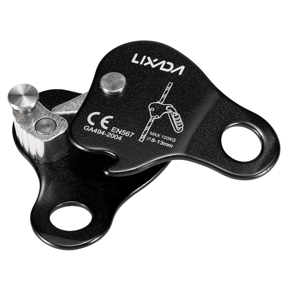 Lixada Climbing Protective Ascender 220LB Belay Device Rope Rigging 8-13MM T0O0 