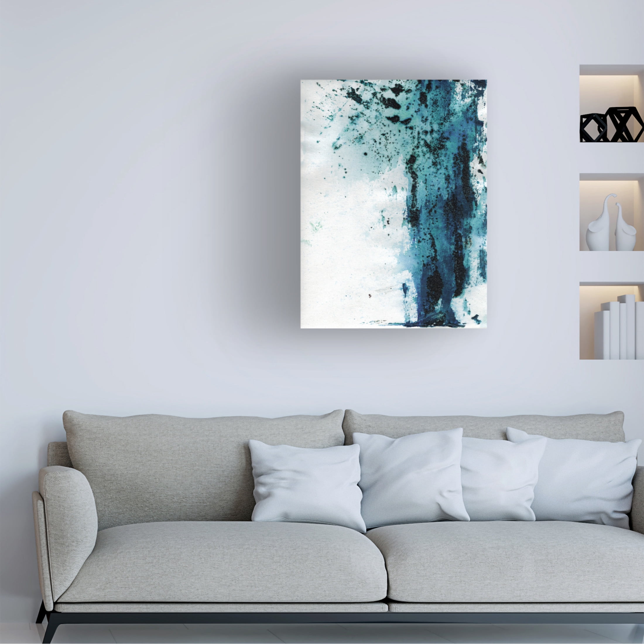 Canvas Wall Art - Deb Chaney 'Chesterman Beach West Coast' Wall Art for Living Room, Bedroom, or Office Décor by Trademark Fine Art - 24 x 32 Inches