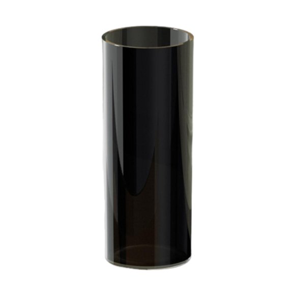 Jarrón cilíndrico , decorativo, de pie, moderno, irrompible, para cafeterías, macetas, soporte para plantas hidropónicas, ideal para hoteles y Altura 25 cm