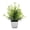 B, variant on Small Artificial Planter, Housed In A White Decorative Plastic Pot, Suitable for Indoor And Outdoor Use Dimensions: 7 X 16 Cm