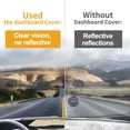 thumbnail image 3 of Unique Bargains Dashboard Cover Anti-Slip Dash Cover Mat Carpet for Ford ESCAPE 2020-2025 Polyester Black, 3 of 7