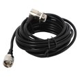thumbnail image 3 of Conectores Rg58 Pl259 Uhf a So239 del 16ft para cable de montaje de antena móvil de radio de coche, 3 of 5