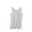 Gray, variant on Tank Tops for Women Plus Size Stretchy Sleeveless Undershirts Summer Blouse Lace Trim Tunic Tank Top
