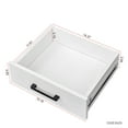 thumbnail image 6 of White Color Modular Wine Bar Cabinet Buffet Cabinet with Hutch for Dining Room, 6 of 15