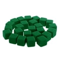 thumbnail image 1 of 25 piezas D6 dados en blanco con borde de longitud de juego - accesorios para juegos de fiesta, Verde, 1 of 9