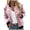 Pink_003, variant on Womens Jacket Casual Print Loose Fit Long Sleeve Cardigan Jacket Open Front Shiny Sequin Blouse Top For Daily Wear Winter Coats for Women Orange XXL