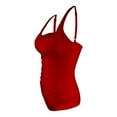 thumbnail image 4 of One Piece Swimsuit for Women Tummy Control Solid Pleated Suspender Fashionable Bathing Suits, 4 of 6