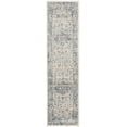 thumbnail image 2 of SAFAVIEH Charleston Zharko Floral Runner Rug, Ivory/Navy, 2' x 16', 2 of 8