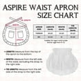 thumbnail image 2 of Aspire Kid's Maid Costume Waist Apron, Christmas Lace Cotton Half Apron with Two Pockets, White, 2 of 7