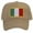 Beige, variant on Top Headwear Country Italy Flag Hat - Italian Patriotic Snapback Trucker Cap Neon Orange