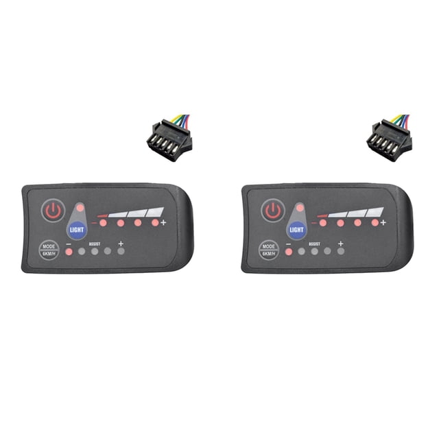 2X S810 E-Bike Meter LED Display 36V IP65 for Electric Bike Electric Bicycle Meter SM 5PIN