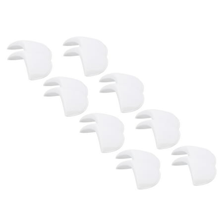 8 Pairs Shoulder Pads, Costume Shoulder Pads Sponge Pads Gauze Thick for Women Clothing Men Blazer Suit, White,S