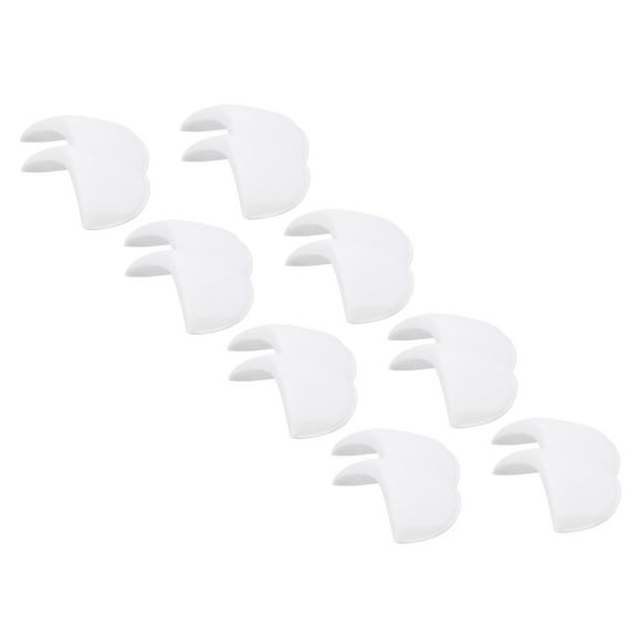 8 Pairs Shoulder Pads, Costume Shoulder Pads Sponge Pads Gauze Thick for Women Clothing Men Blazer Suit, White,S