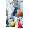 thumbnail image 2 of Drawstring Backpack Suitable for Gym, Travel Light Yellow, 2 of 5