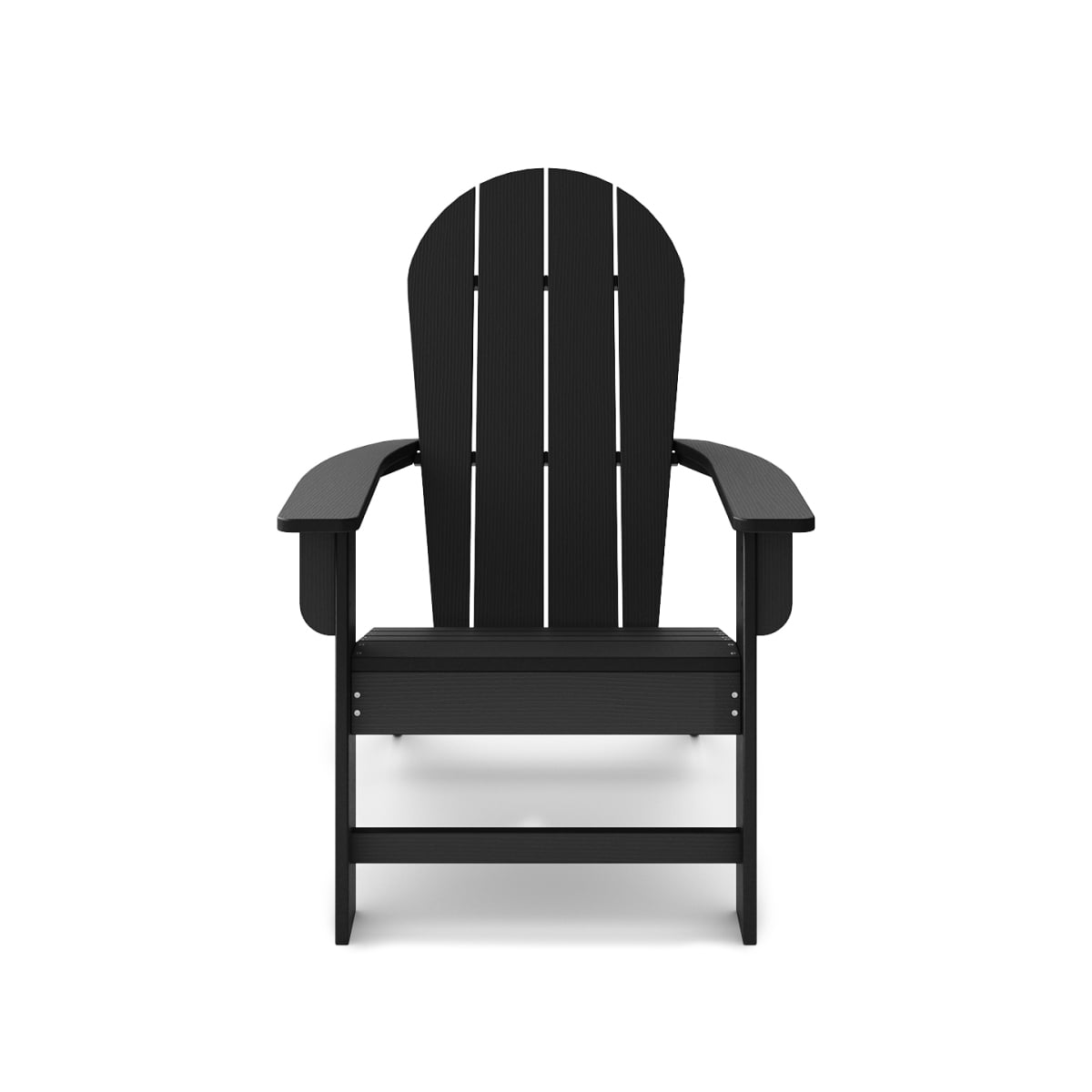 Miekor Furniture Black Adirondack Chair – Premium HDPE Poly Lumber for Pool, Patio, and Garden Elegance 8778