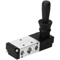 thumbnail image 3 of 4H230C-08 Pneumatic 1/4\ PT 5 Way 3 Position Air Hand Lever Operated Valve, 3 of 10