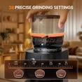thumbnail image 4 of Coffee Grinder, Electric Burr Coffee Grinder with Conical Burr, Coffee Bean Grinder Electric with 38 Grind Settings f Espresso & French Press, Black, 4 of 4