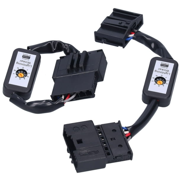 Arnés dinámico de señal de giro, luces traseras LED, módulo de señal de giro dinámico, arnés de luz trasera intermitente, diseño aerodinámico