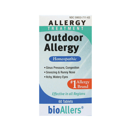 BioAllers Outdoor Allergy Treatment 60 Tabs (Best Homeopathic Treatment For Osteoporosis)