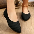 thumbnail image 6 of Sngxgn Women’s Ballet Flat Flats Shoes Comfortable Slip On Dress Shoes(Black,40), 6 of 8