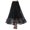 Black, variant on HAORUN Women Ruffle Dance Skirt Sequin Ballroom Dancewear for Tango Practice