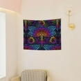 thumbnail image 3 of Kdxio Indian Mandalas Dragonfly Wall Hanging Tapestries Banner For Bedroom College Dorm Home Living Room Party Decor 29X37 In, 3 of 8