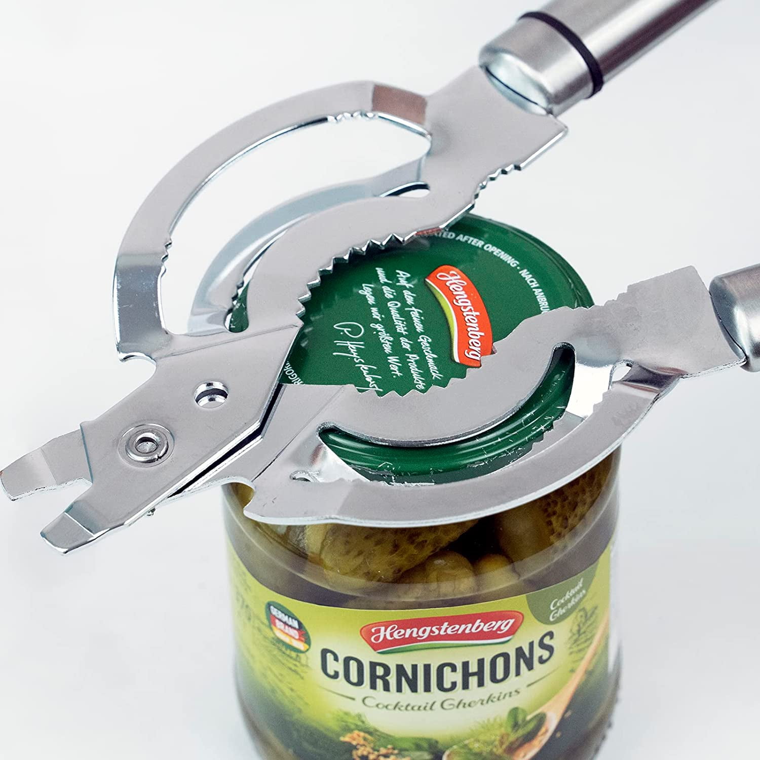 Jar Opener, Multifunctional Jar Opener for Weak Hands, Stainless Steel