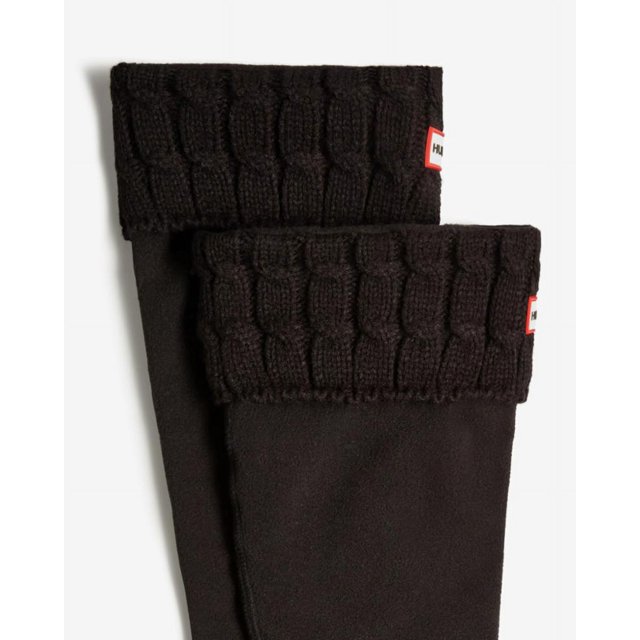 Hunter Chaussette de Botte Haute Recyclée Unisexe Mini Noire, TG Reg US