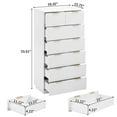 thumbnail image 4 of UBesGoo Dresser for Bedroom Modern Wood 7 Drawer Dresser Chest of Drawers for Bedroom, Living Room, Entryway and Closet, White, 4 of 10