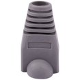 thumbnail image 1 of Ethernet Gray Rubber RJ45 Connector Boots Cover Case Protector 50 pieces, 1 of 8