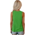 thumbnail image 5 of CCRFTGI Tank Tops for Girls Size 7-8 Sleeveless Summer Casual Girls Fashion Camisole Tops Soft Lightweight Loose Fit Crew Neck Tops Shirts Light Green 12-13 Years, 5 of 5