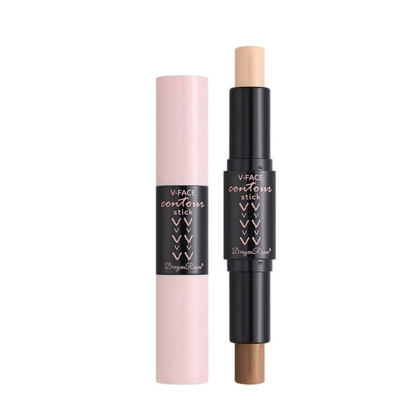 EARKITY Contour Stick, Dual Cream Contour Stick, Highlighter Makeup Stick, Wonder Stick, Dual-ended Highlighter Stick for Face Contouring Shaping Makeup, Long Lasting & Waterproof - All Skin