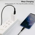thumbnail image 3 of Fasgear Warp Charge Cable 30W for Oneplus 10 Pro 9,8 Pro Ace,3ft,Dash Charging USB C Cable 20W Quick Charge Nylon Braided Data Sync USB Type C Cable for Oneplus 9 9RT Ace 8T(1m, Black), 3 of 6