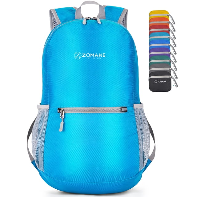 Mochila de senderismo ZOMAKE ultraligera, resistente al agua, 20 L