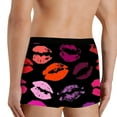thumbnail image 5 of Men Red Lip Brief Underwear Cool Comfort Breathable Valentine's Day Underwear A XXXL, 5 of 5