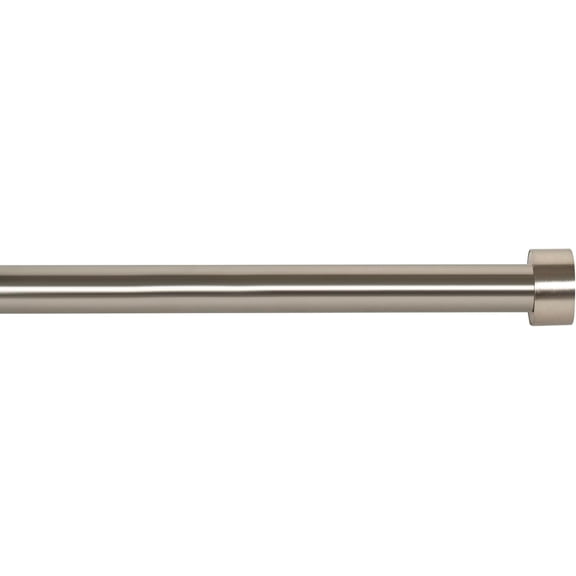 Deco Window Minimalist 1 Inch Solid Pluto Adjustable Single Curtain Rods, 44 - 120 Inch