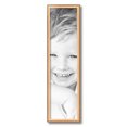 thumbnail image 2 of ArtToFrames 7x27" Gold And Stained Brown Picture Frame, Gold Wood Poster Frame, with Regular Acrylic and 2 (FBPL-4766), 2 of 7