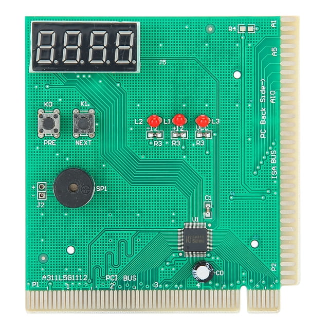 Analizador de PC de tarjeta de 4 dígitos Diagnóstico de computadora Probador POST de placa base para PCI