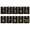 Black Yellow, variant on 10PCS Rectangle Number Tags 1-10, 3x4CM Number Key Tags Plastic Numbered with Hole for Organizer Drawing Prizes Field Sales Clothes Labels, White