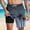 Light Blue, variant on WIZUTIZ 2 in 1 Mens Coconut Tree Print Swim Trunks, Beach Bathing Suit Hawaiian Shorts with Compression Liner & Pockets