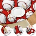 thumbnail image 4 of Red Baseballs Pattern Round Fitted Tablecloth with Elastic Edge,Dining Table Cover Waterproof,Outdoor Round Tablecloth for Camping,Dining,Indoor and Outdoor, 4 of 7