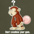 thumbnail image 3 of CafePress - Don't Swallow Your Gum (Black Dark T Shirt - Men's Classic Graphic Cotton T-Shirt, 3 of 4