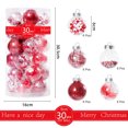 thumbnail image 4 of Juego de adornos navideños con bolas decorativas y delicadas decoraciones rellenas, 4 of 5