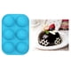 thumbnail image 5 of de silicona semiesférico de 6 cavidades, para hornear para bombas caliente, pasteles, gelatina, mousse de , fácil Azul Baoblaze molde de chocolate, 5 of 7